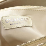 CHANEL Caviar Grand Shopping Tote GST White