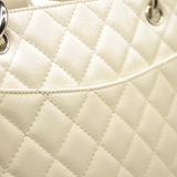 Chanel Caviar Tote Chain Tote White GST