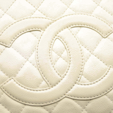 Chanel Caviar Tote Chain Tote White GST