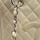 Chanel Caviar Tote Chain Tote White GST