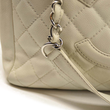 Chanel Caviar Tote Chain Tote White GST
