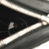 CHANEL Caviar Quilted Small Curvy Pouch Cosmetic Case Black