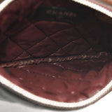 CHANEL Lambskin Quilted Small Cosmetic Case Black