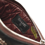 CHANEL Lambskin Quilted Small Cosmetic Case Black