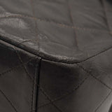 Chanel Lambskin Quilted XL Jumbo Single Flap Black Shoulder Bag