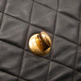 Chanel Lambskin Quilted XL Jumbo Single Flap Black Shoulder Bag