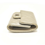 CHANEL Metallic Caviar Quilted 6 Key Holder