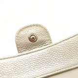 CHANEL Metallic Caviar Quilted 6 Key Holder