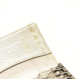 CHANEL Metallic Caviar Quilted 6 Key Holder
