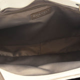 CHANEL Caviar Quilted Grand Shopping Tote GST White