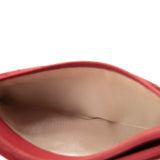 Chanel Lambskin Quilted Card Holder Red