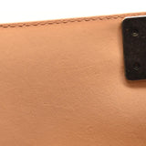 CHANEL Calfskin Chevron Quilted Medium Braided Boy Flap Beige