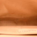 CHANEL Calfskin Chevron Quilted Medium Braided Boy Flap Beige