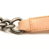 CHANEL Calfskin Chevron Quilted Medium Braided Boy Flap Beige