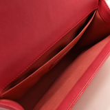 Chanel Patent Calfskin Enamel Quilted Medium Boy Flap Dark Pink