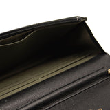 Chanel Caviar Quilted Boy Wallet On Chain WOC Black