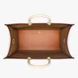 FENDI SUNSHINE LARGE Natural Coloured Leather Shopper