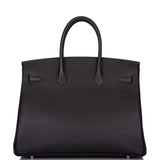 Hermes Birkin 35 Black Epsom Palladium Hardware