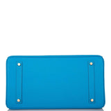 Hermes Bleu Frida Epsom Birkin 35cm Gold Hardware