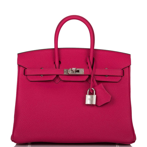 Hermes Birkin 25 Rose Mexico Togo Palladium Hardware