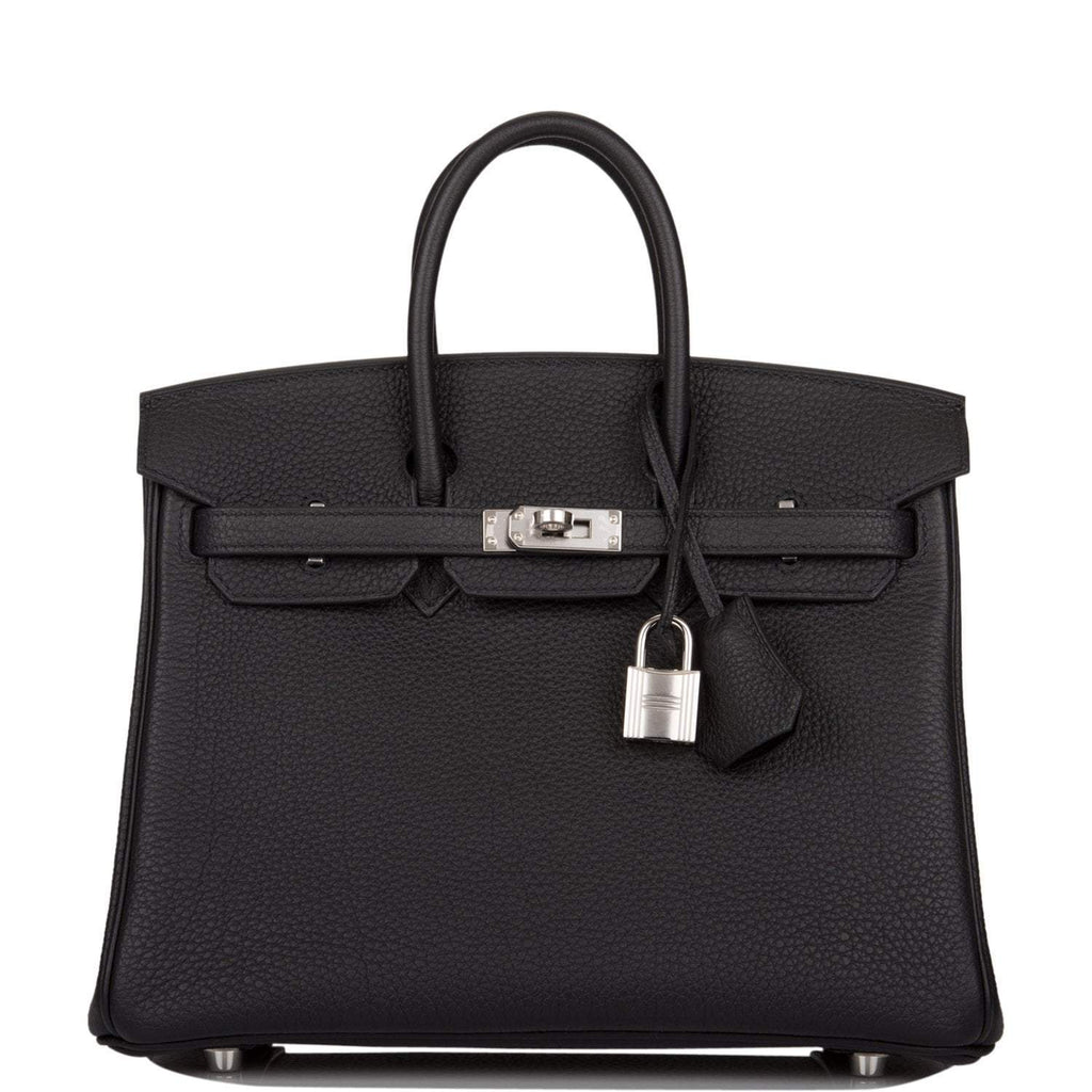 Hermes Black Togo Birkin 25cm Palladium Hardware