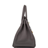Hermes Birkin 35 Etain Togo Gold Hardware