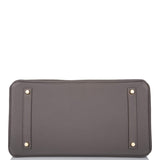 Hermes Birkin 35 Etain Togo Gold Hardware