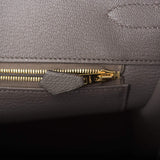 Hermes Birkin 35 Etain Togo Gold Hardware