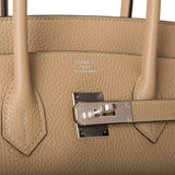 Hermes Birkin 35 Trench Clemence Palladium Hardware