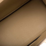 Hermes Trench Clemence Birkin 30cm Gold Hardware