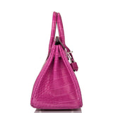 Hermes Birkin 25 Rose Scheherazade Matte Alligator Palladium Hardware