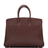 Hermes Birkin 35 Havane Clemence Gold Hardware