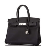 Hermes Black Epsom Birkin 30cm Palladium Hardware