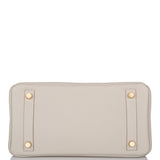 Hermes Birkin 25 Gris Perle Togo Gold Hardware