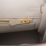 Hermes Birkin 25 Gris Perle Togo Gold Hardware