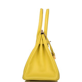 Hermes Lime Epsom Birkin 30cm Gold Hardware