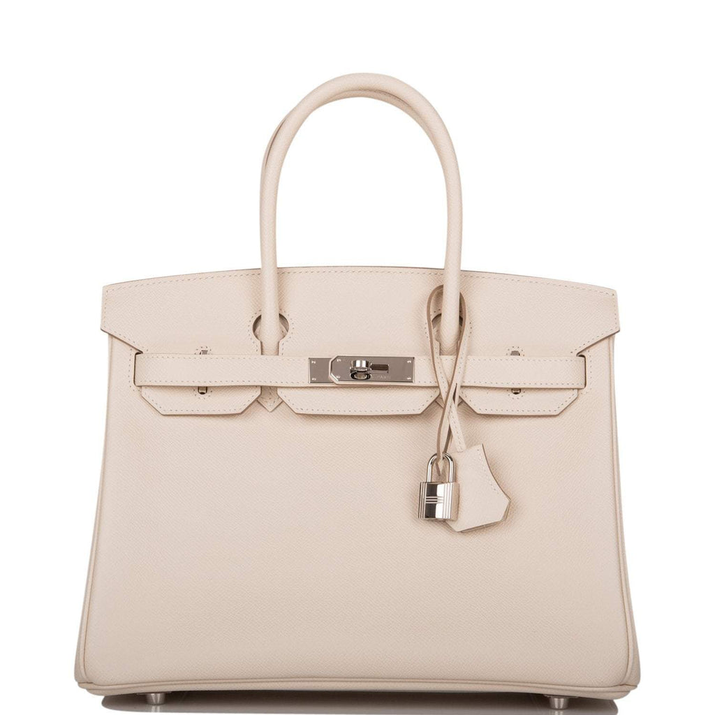 Hermes Craie Epsom Birkin 30cm Palladium Hardware