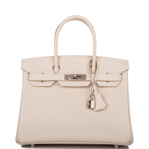 Hermes Craie Epsom Birkin 30cm Palladium Hardware