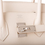 Hermes Craie Epsom Birkin 30cm Palladium Hardware