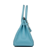 Hermes Birkin 30 Bleu Atoll Epsom Gold Hardware