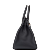 Hermes Birkin 35 Black Togo Rose Gold Hardware