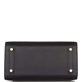Hermes Black Veau Madame Sellier Birkin 25cm Gold Hardware