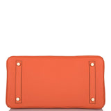 Hermes Feu Clemence Birkin 30cm Gold Hardware