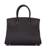 Hermes Black Togo Birkin 30cm Palladium Hardware