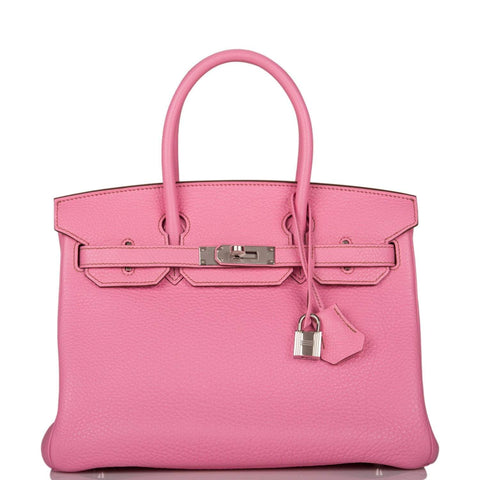 Hermes Bubblegum 5P Togo Birkin 30cm Palladium Hardware