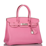 Hermes Bubblegum 5P Togo Birkin 30cm Palladium Hardware