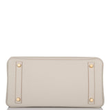 Hermes Gris Perle Togo Birkin 30cm Gold Hardware
