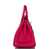 Hermes Birkin 25 Framboise Swift Palladium Hardware