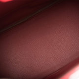 Hermes Rouge Casaque Verso Togo Birkin 30cm Palladium Hardware