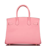 Hermes Rose Confetti Chevre Birkin 30cm Gold Hardware Deposit JW